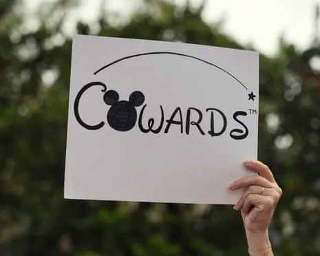 Numerous Rally Near Mickey Mouse Company HQ Regarding ‘Authoritarian’ Kimmel Show Removal